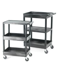 Proplaz Superstrength Plastic Multi-Purpose Shelf Trolley