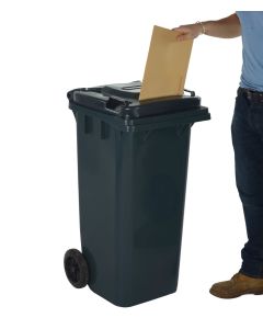 Wheeled Bins with Letter Slot Lid