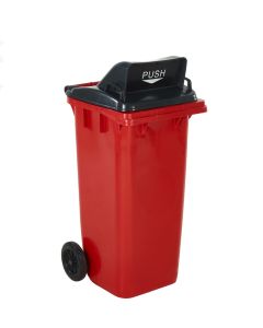 Wheeled Bins with Push Flap Lid