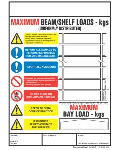 Weight Load Notices