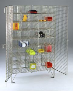 Wire Mesh Compartment Lockers with Doors