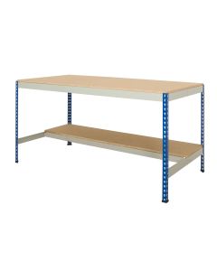 Rivet Half Undershelf Workbenches