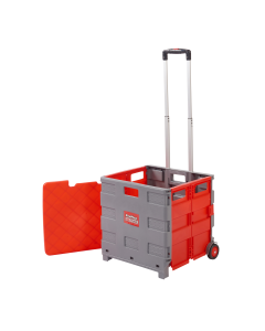Proplaz Folding Box Truck - Grey/Red with Lid