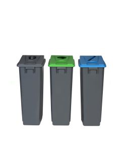 Recycling Waste Bins with Lid Options
