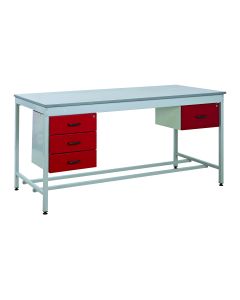 Taurus Utility Workbench with Triple Drawer & Single Drawer