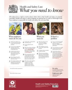 Health and Safety Law Poster