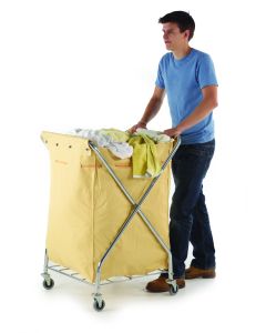 Chrome Folding Laundry Trolley