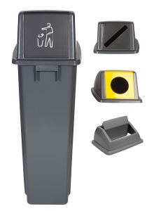 Recycling Bins with Lid Options