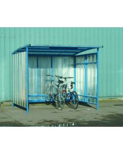 Blue Industrial Cycle Shelter
