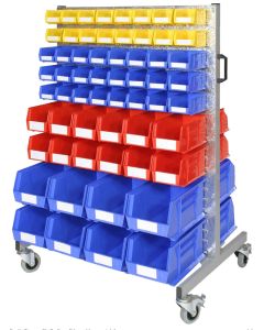 Bin Trolleys with Louvred Panels