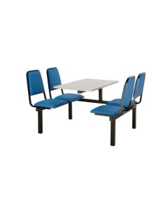 Canteen Tables with Upholstered Seats