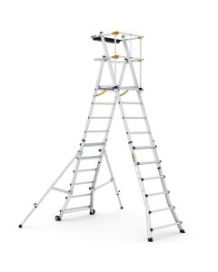 Climb-It Folding Telescopic Large Platform Steps