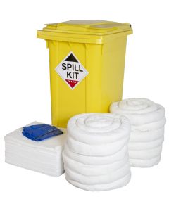 Workshop Spill Kit with Wheeled Bin