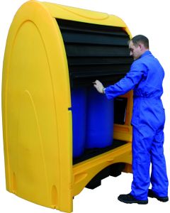 Covered Drum Storage System