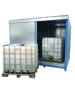 IBC Storage Unit with Deep Sump Base