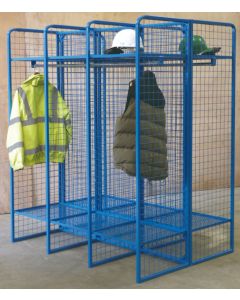 Wire Mesh Storage Compartments - Double Sided Unit - WML02Z/RD