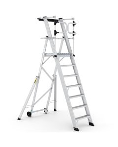 Climb-It Large Platform Folding Steps with Safety Gates