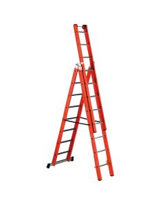 Premium Fibreglass 3 Way Combination Ladder